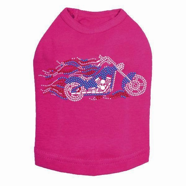 Biker USA Rhinestone Dog Tank