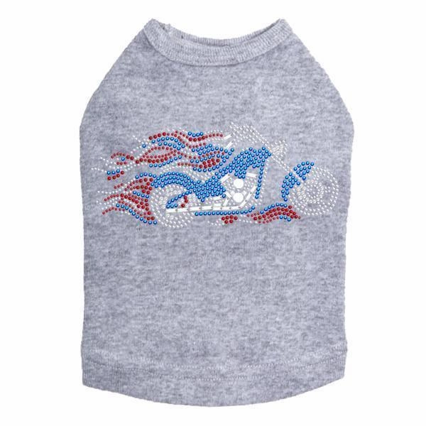 Biker USA Rhinestone Dog Tank