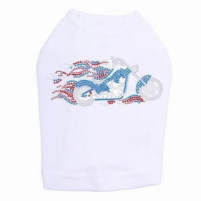Biker USA Rhinestone Dog Tank