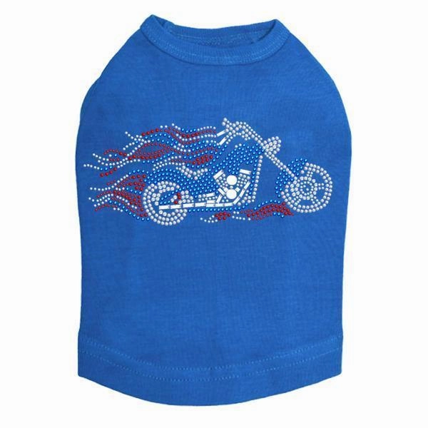 Biker USA Rhinestone Dog Tank