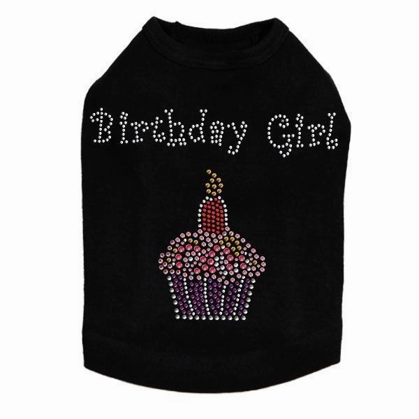 Birthday Girl Rhinestone Dog Tank