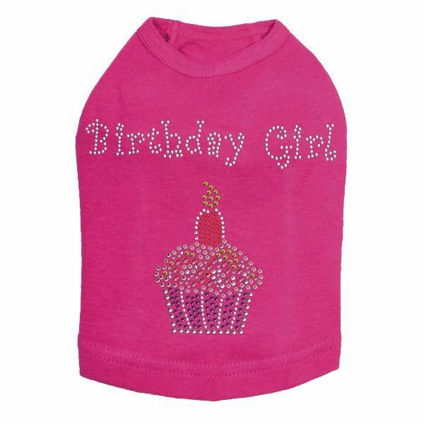 Birthday Girl Rhinestone Dog Tank