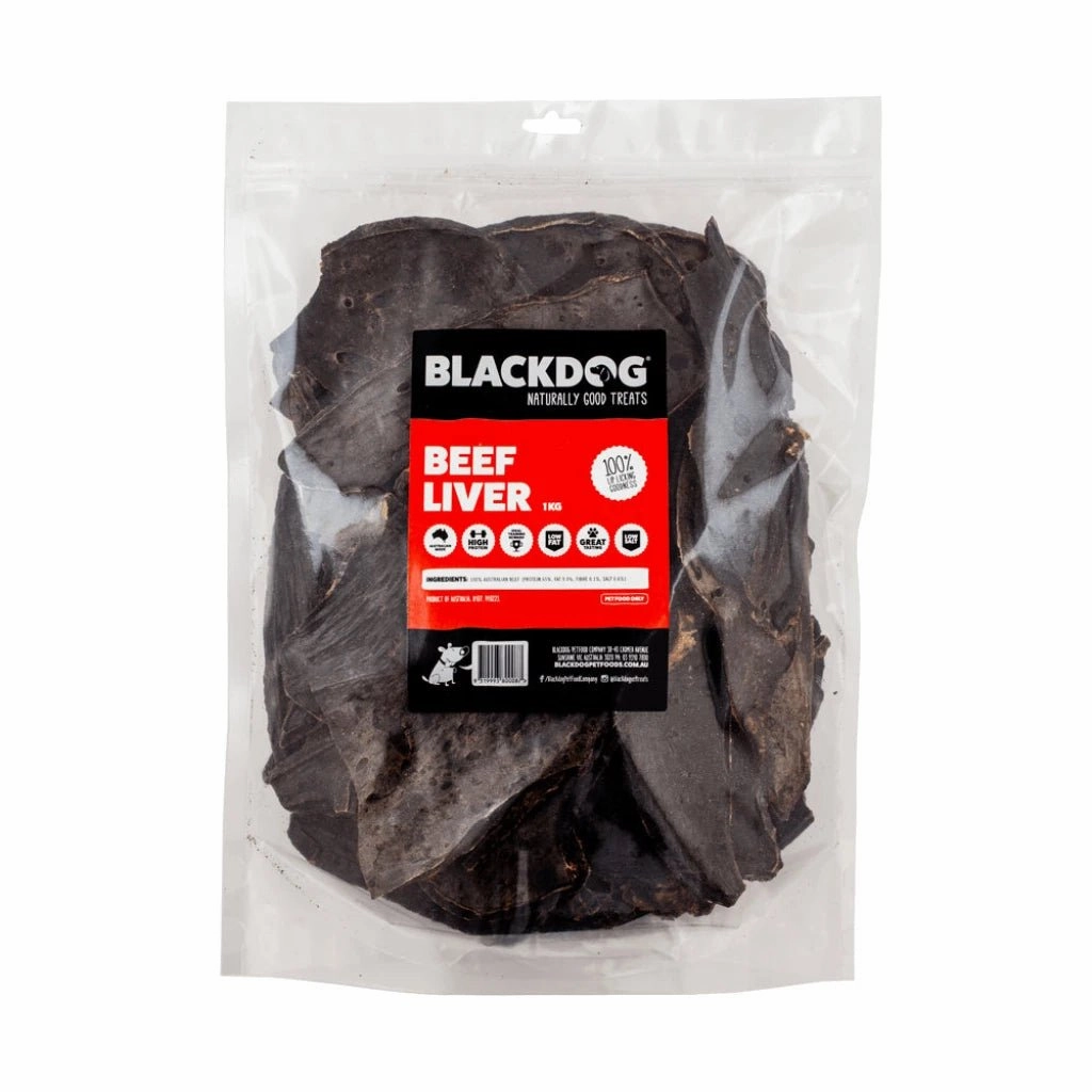Black Dog Beef Liver Treats 1kg