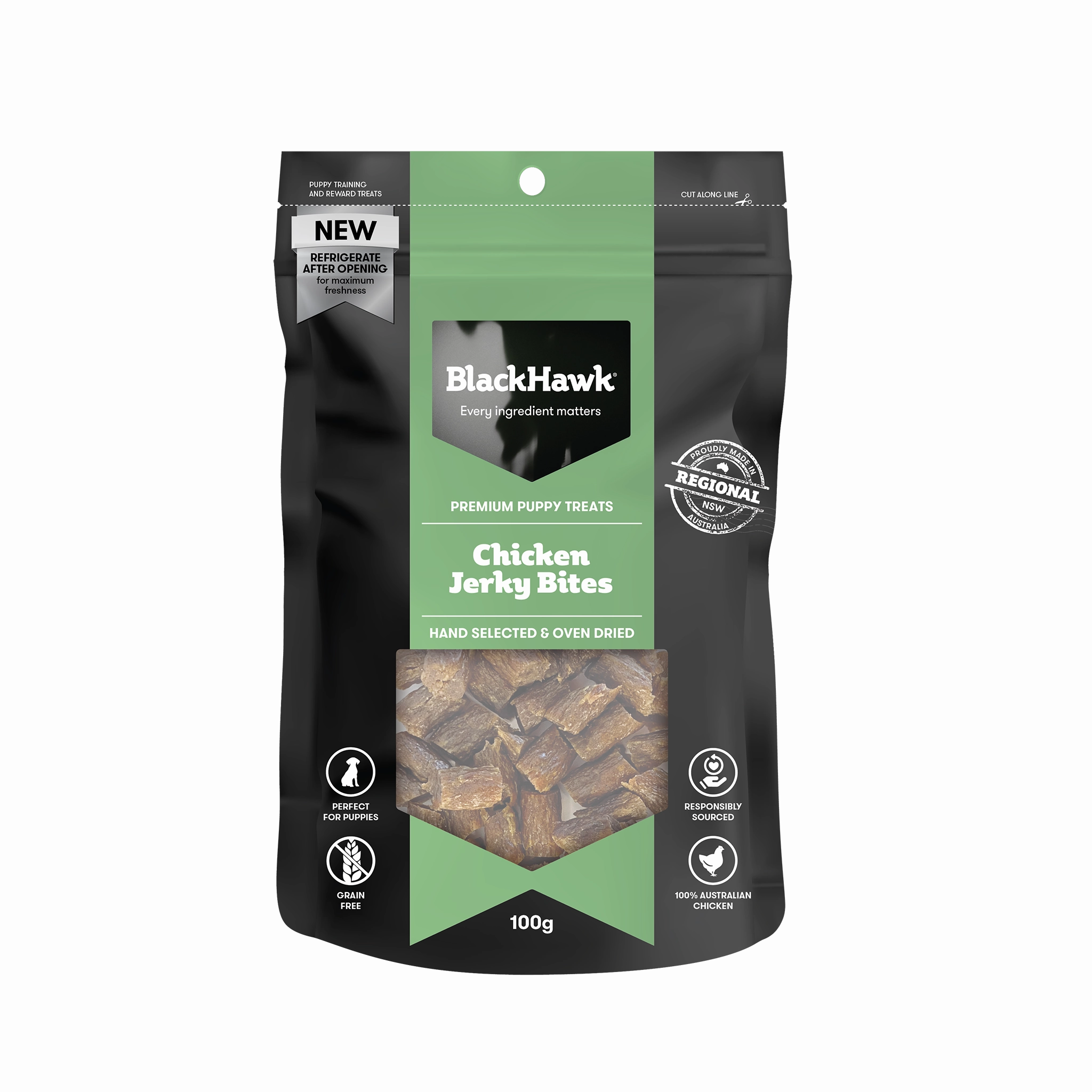 Black Hawk - Chicken Bites Puppy Treats (100g)
