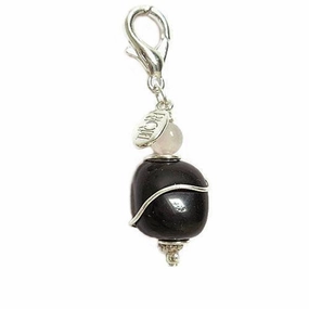 Black Obsidian Healing Dog Collar Charm Pawmulet