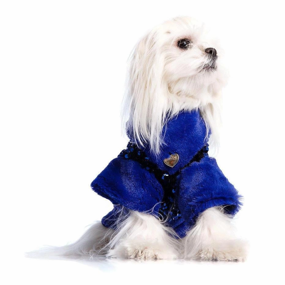 Blue Glitter Dog  Sweatshirt