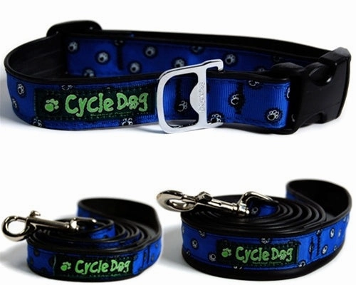 Blue Icon Plastic Quick Release Dog Collar & Leads - with Built in Bottle Opener!