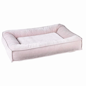 Blush Microvelvet Divine Futon Dog Bed