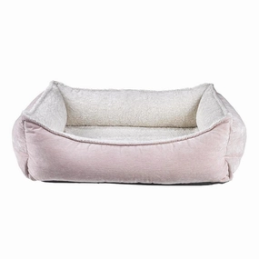 Blush Microvelvet Oslo Ortho Dog Bed