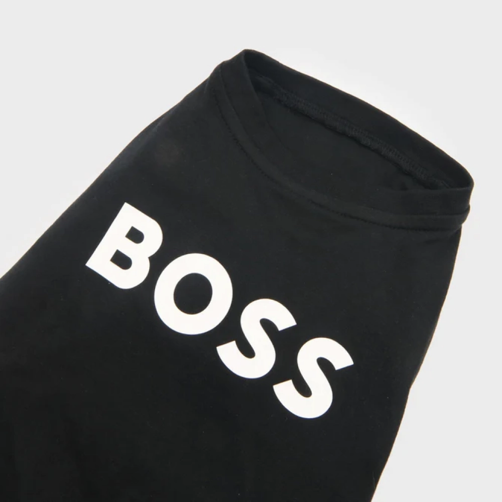 Boss Graphic Tshirt for Dogs (Jet Black)