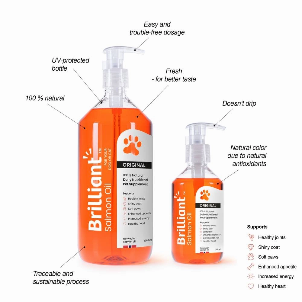 Brilliant Dog & Cat Salmon Oil 300ml