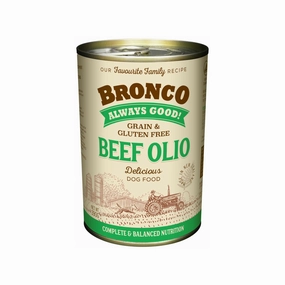 Bronco Dog Beef Olio 390g