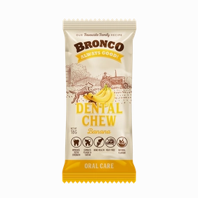 Bronco Dog Dental Chew Banana 18g