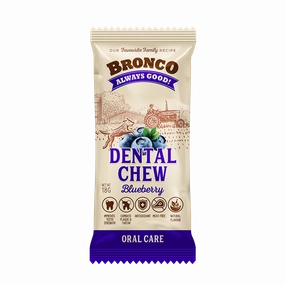 Bronco Dog Dental Chew Bluberry 18g