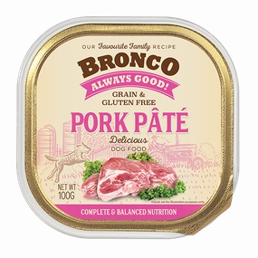 Bronco Dog Pork Pate 100g