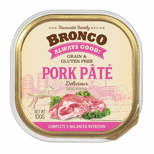 Bronco Dog Pork Pate 100g