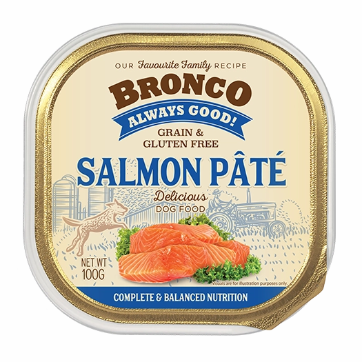 Bronco Dog Salmon Pate 100g