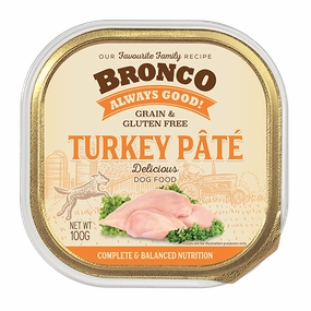Bronco Dog Turkey Pate 100g