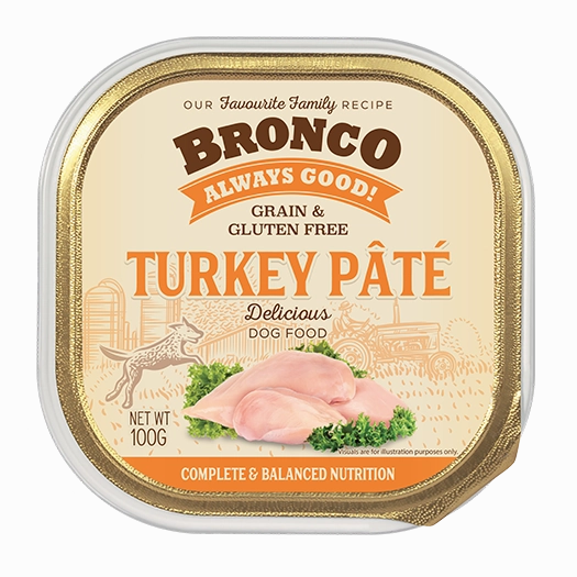 Bronco Dog Turkey Pate 100g