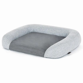 California Dreaming Memory Foam Dog Bed Fog Grey