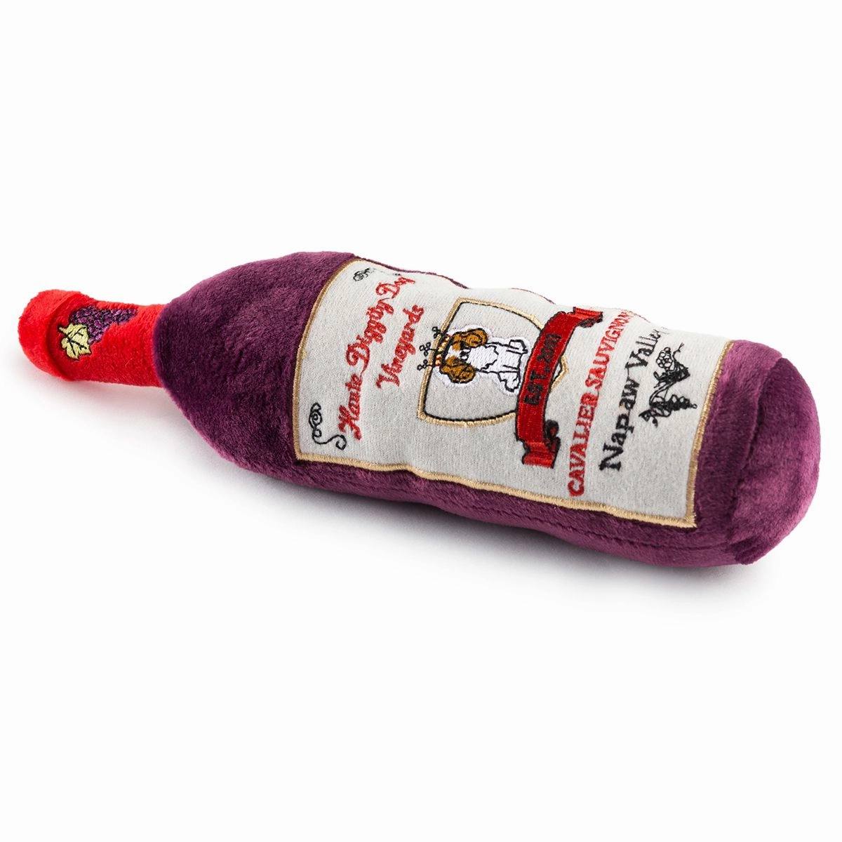 Cavalier Sauvignon Wine Bottle Dog Toy