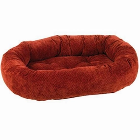 Cherry Bones Microvelvet Donut Dog Bed