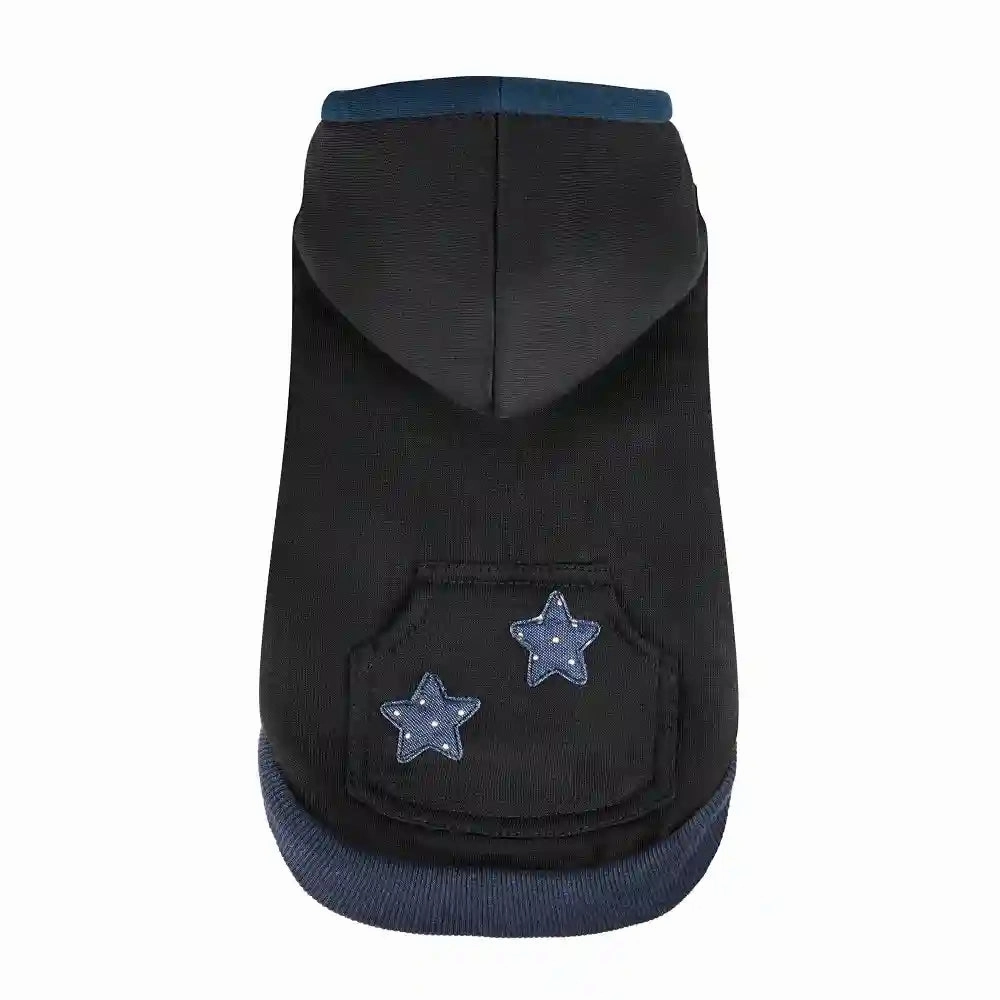 Chloe's Home New York Blouse Sweatshirt for Dogs (Blue/Black)