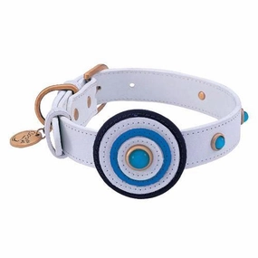 Circle Blue Cat Eye Dog Collar