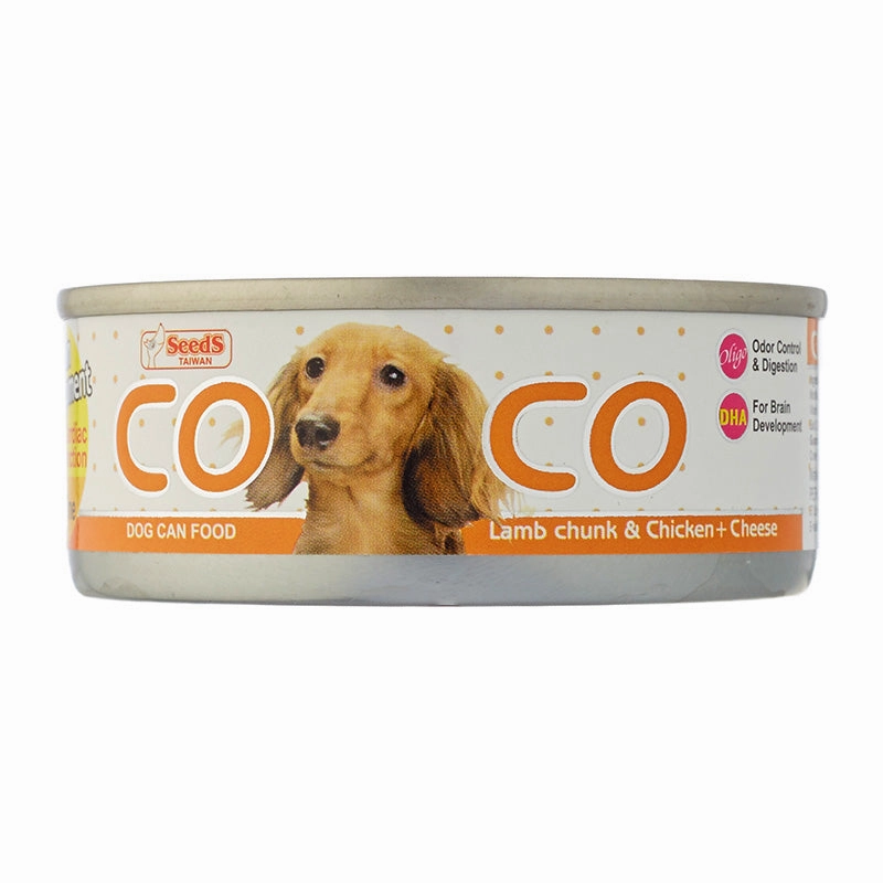 Coco Dog Lamb Chunk & Chicken with Cheese 80g