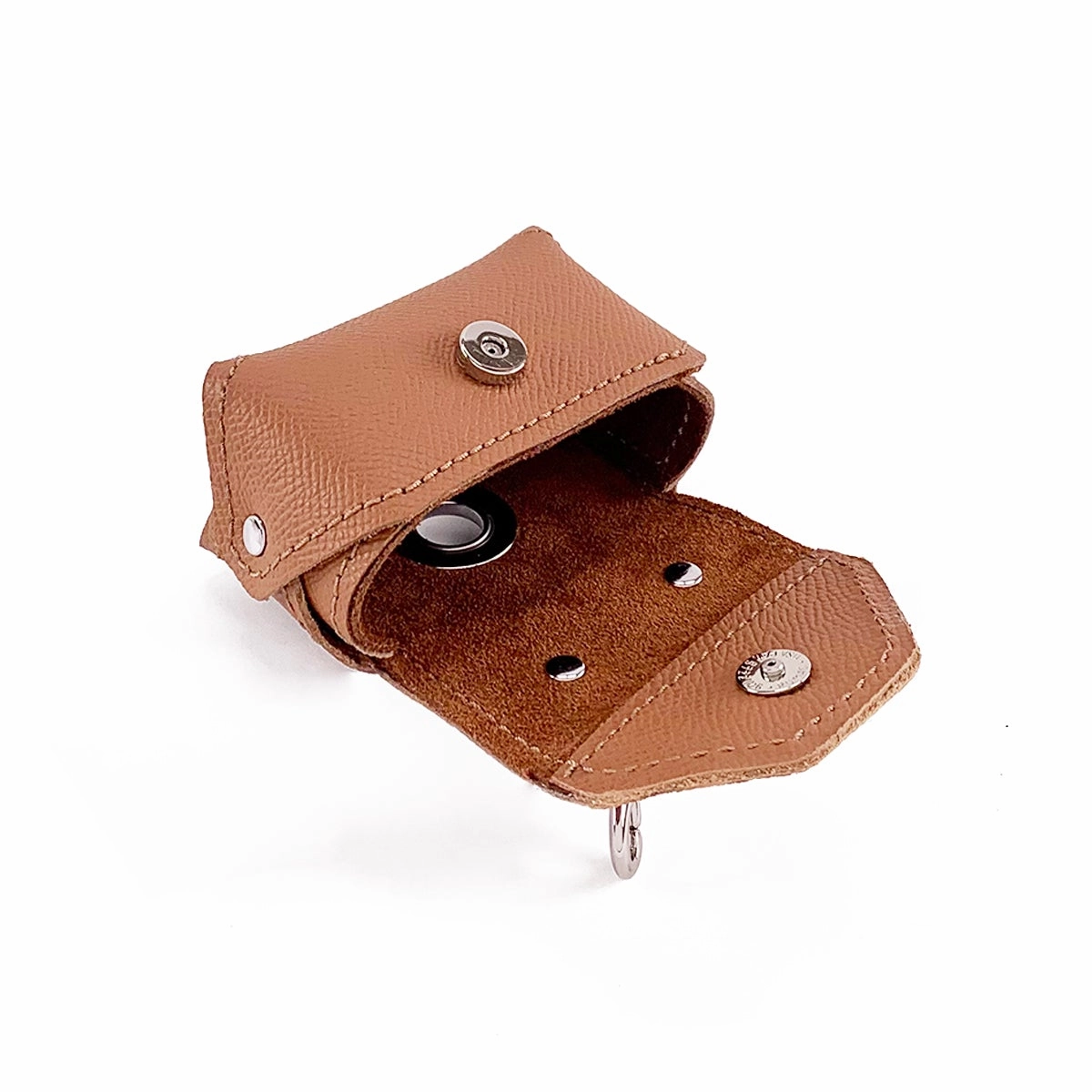 Colima Classic Leather Dog Poop Pouch Hazelnut