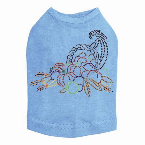 Cornucopia Rhinestone Dog Tank