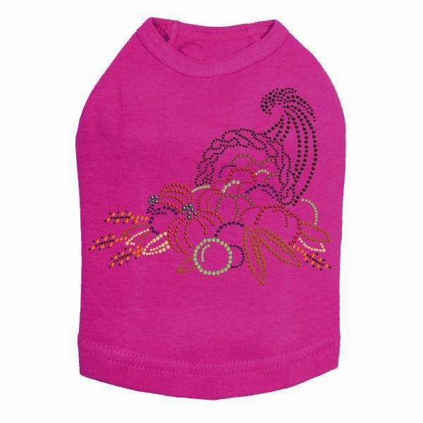 Cornucopia Rhinestone Dog Tank