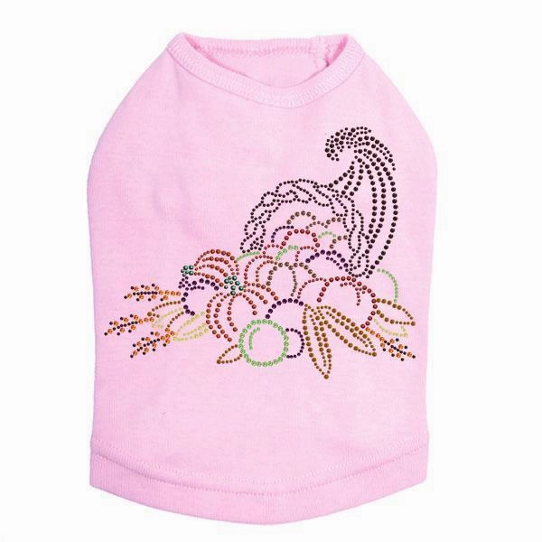 Cornucopia Rhinestone Dog Tank
