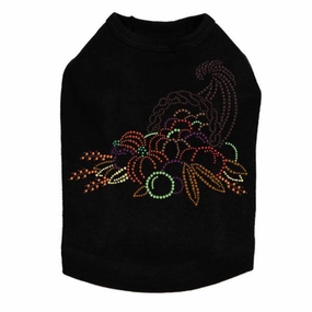 Cornucopia Rhinestone Dog Tank