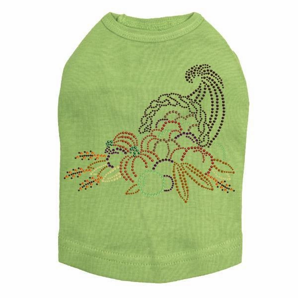 Cornucopia Rhinestone Dog Tank