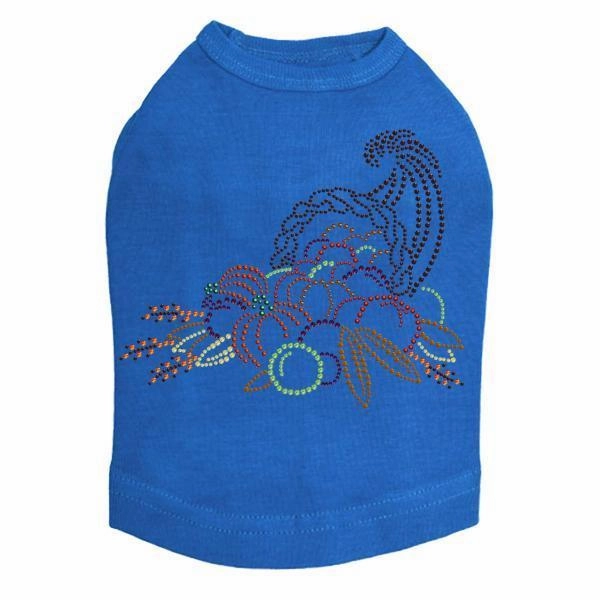 Cornucopia Rhinestone Dog Tank