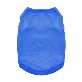 Cotton Dog Tank Nautical Blue