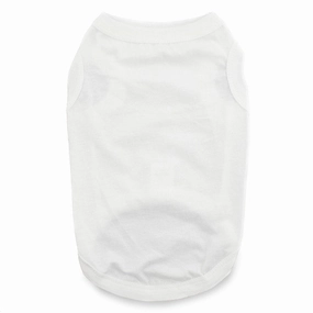 Cotton Dog Tank White