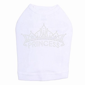 Crown Princess Rhinestone Dog Tank