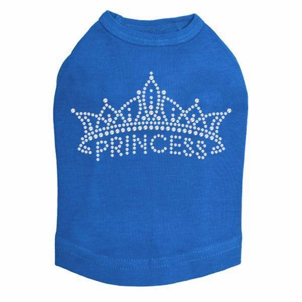 Crown Princess Rhinestone Dog Tank
