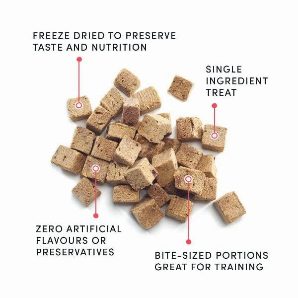 Crumps' naturals Freeze-Dried Pork Hearts Mini Trainers (SPECIAL ORDER ITEM)