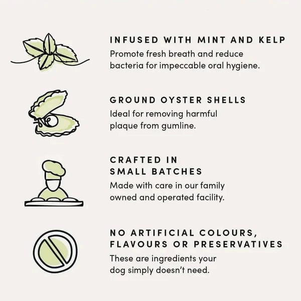 Crumps' naturals Plaque Busters Advanced Double Fresh Dental Sticks
