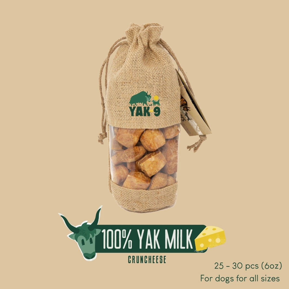 CrunCheese Yak Cheese Dog Treats