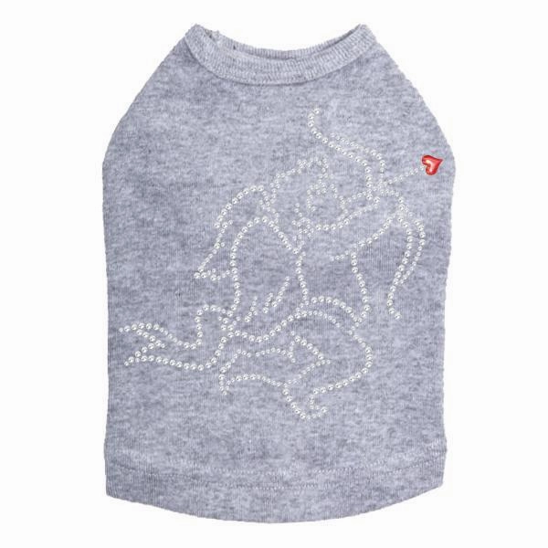 Cupid #2 Rhinestone Dog Tank
