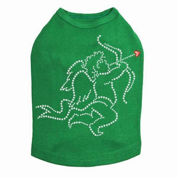 Cupid #2 Rhinestone Dog Tank