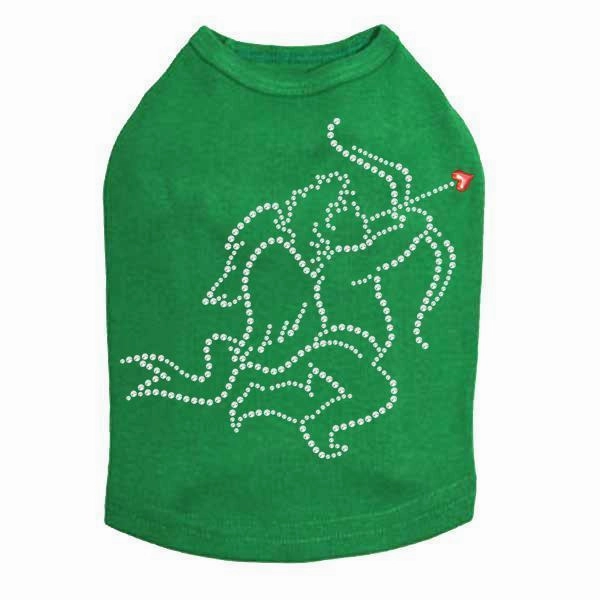 Cupid #2 Rhinestone Dog Tank