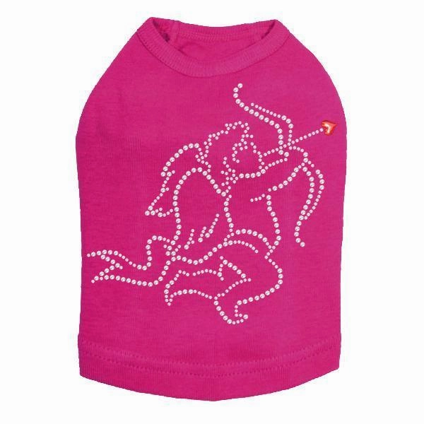 Cupid #2 Rhinestone Dog Tank