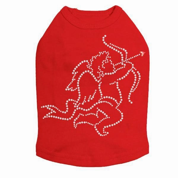 Cupid #2 Rhinestone Dog Tank