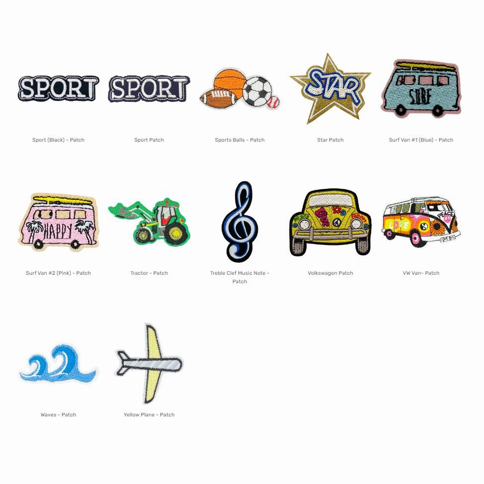 Custom Denim Dog Jacket Patches - Sports & Entertainment