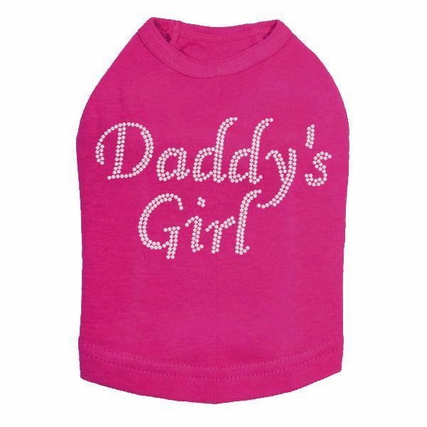 Daddy's Girl Rhinestone Dog Tank